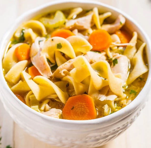 Healthy Chicken Noodle Soup Recipe for a Cold Day