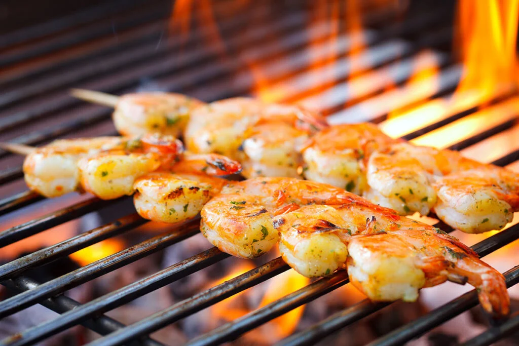 Pesto Grilled Shrimp